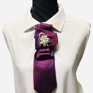 Jos. A. Bank Purple and Pink Necktie